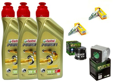 INSPEKTION HONDA CB 500 F-FA CASTROL 10W40 LUFTFILTER ÖL HIFLO ZÜNDKERZEN 13/18