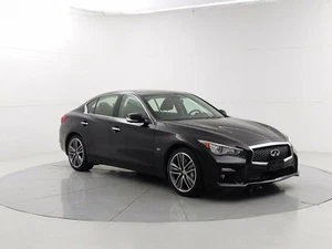 2017 Infiniti Q50 Premium Plus Nav, Bluetooth, Blind spot warning, Heated steering/ seats