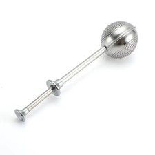 Sfera Infusore Tè in Acciaio Inox per Tè Foglia Sciolta - Argento (Confezione da 3)