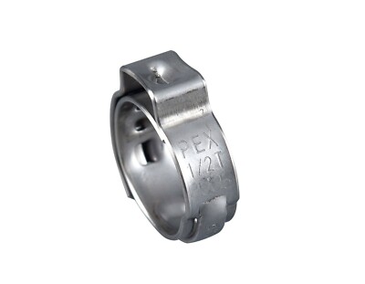 500PCS EFIELD 1/2'' Stainless Steel PEX Clamps Cinch Rings For Pex Pipe