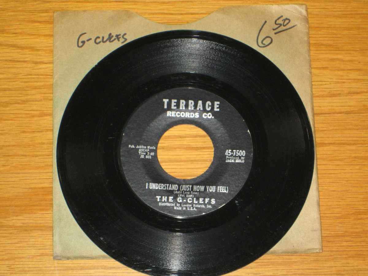 GROUP DOO-WOP 45 RPM - THE G-CLEFS - TERRACE 7500 - 