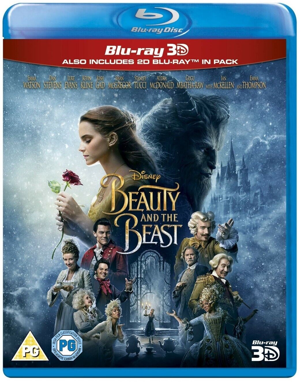 Disney Beauty And The Beast 3d Blu Ray Region 2d Version Emma Watson For Sale Online Ebay
