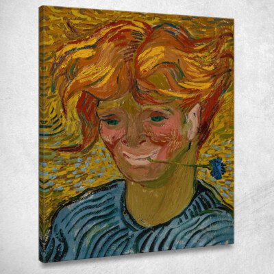 Jung mit Kordelbaum Vincent van Gogh, vvg228 Gemälde auf Leinwand gedruckt