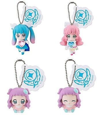 Hirogaru Sky! Precure Pretty Cure swing Capsule Toy 4 Types Full Comp Set  Gacha