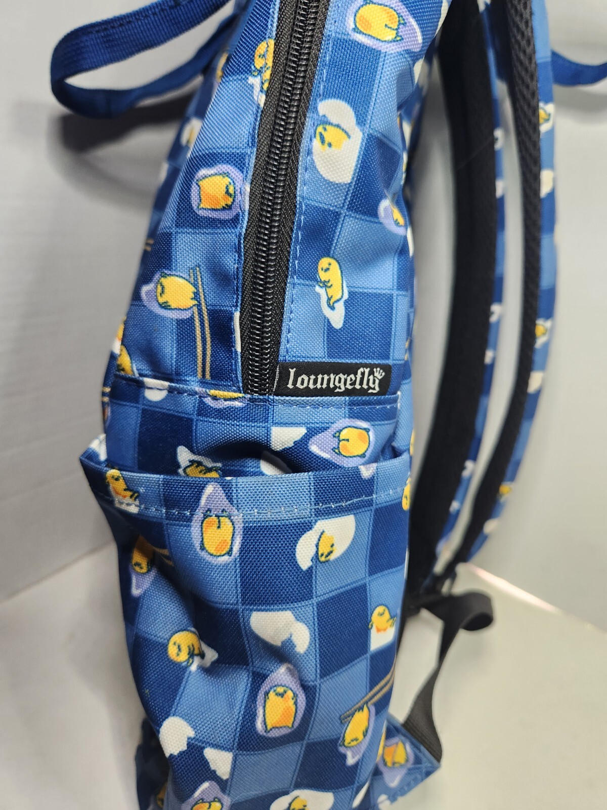 The Lazy Egg Backpack – Cute Cartoon Printed 16L Daypack, Orange Nylon, Fits 15" Laptop, Adjustable Straps