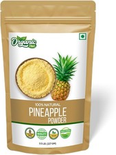 Poudre D'ananas Zing Bio | Grade Alimentaire Pur | 227g–5000g Naturel