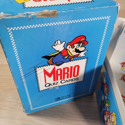 Super Mario Quiz Cards 18 Categories 112 Fact Cards Stickers Box