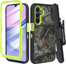 Compatible for Samsung Galaxy A16 5G Phone Case, Built in Screen Camo Green