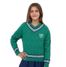 Girl's Wilson Sweater- Green- Small, Med Large available