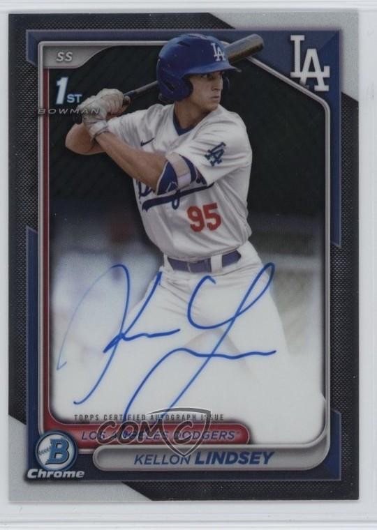 2024 Bowman Draft Chrome Prospect Auto Kellon Lindsey #CPA-KL