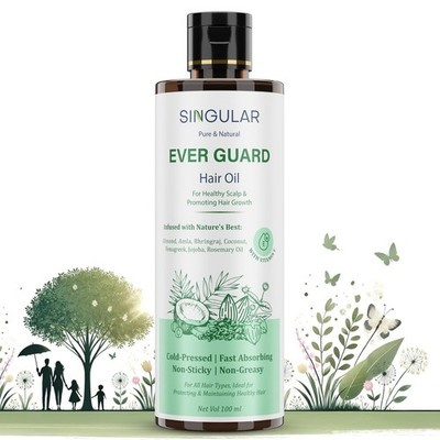 Singular Ever Guard Hair Oil for Hair Fall Control & Regrowth 100 ml