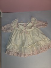 Vintage Baby Girls Dress Floral Cottage Core Unbranded