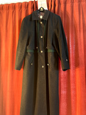 Lodenmantel 100% Schurwolle, Gr 44, dunkelgrau mit Hirschhornknöpfen, wie neu, 