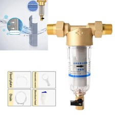 Whole House Water Pre-Filter System Reusable Spin Down Sediment Filter Sewagen