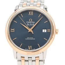 Omega De Ville Prestige 424.20.37.20.03.002 Automatic 36.8mm Box Papers Blue