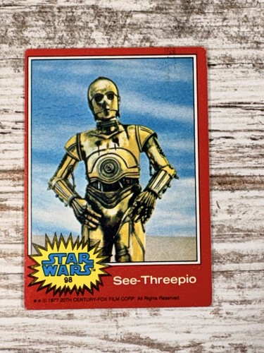 1977 Topps Star Wars #98 See-Threepio