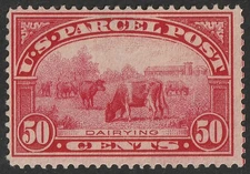 UNITED STATES 1913 Parcel Post 50c carmine-rose. Scott Q10 cat US$210.