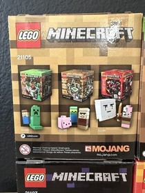 Brand New LEGO Minecraft Micro World Full Set (21102 21105 21106 21107)