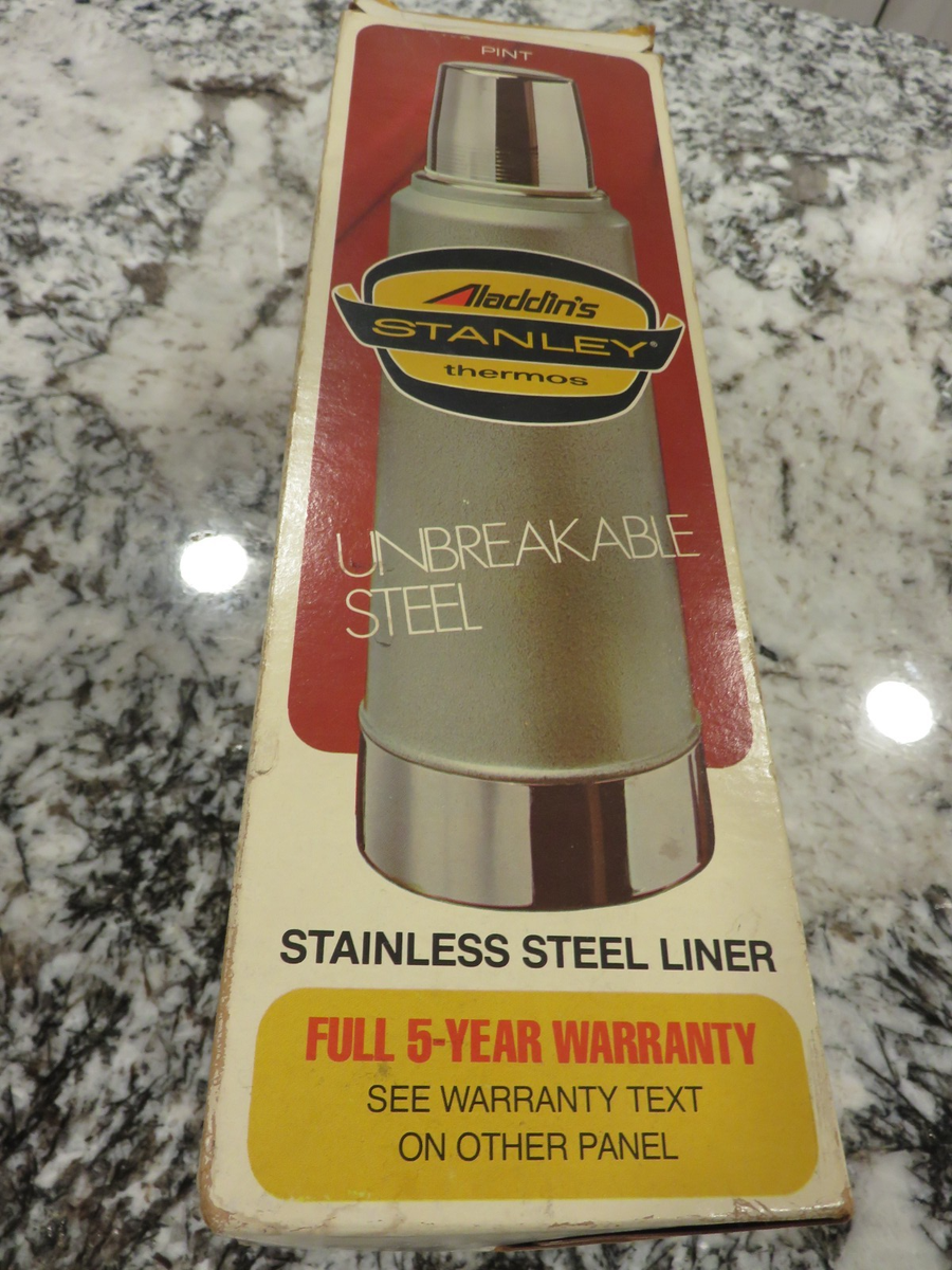 VTG 1976 Aladdin Stanley Pint Thermos A-943C No. 11 Stopper