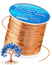 131ft 22 Gauge Copper Wire for Jewelry Making Pure Dead Soft Bare Copper Wire