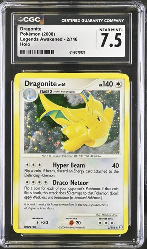 Dragonite graded CGC 7.5 for sale on eBay