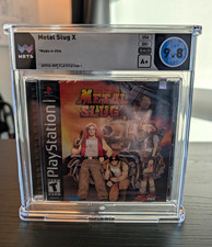 Metal Slug X Sony PlayStation PS1 2001 USA Sealed WATA 9.8 A+