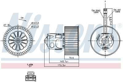 NISSENS 87242 Innenraumgebläse für BMW,ROLLS-ROYCE