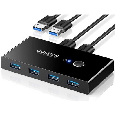 USB 3.0 Switch Selector - 2 Computers Share 4 USB Ports