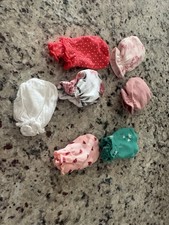 Infant Scratch Mittens Bundle Of 7 Baby Girl Washed But Not Worn