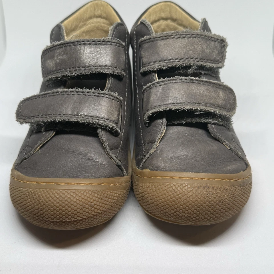 Naturino Cocoon Brown Leather Toddler Shoes Size 6.5 US/23 EU Hook & Loop - Image 2 of 4