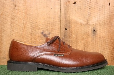 MEPHISTO 'Marlon' Chestnut Brown Leather Oxfords UK 12.5 | US 13