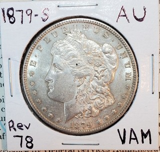 1879 S REV 78 INCREDIBLE KEY DATE W/ STUNNING DETAILS MORGAN DOLLAR #A17