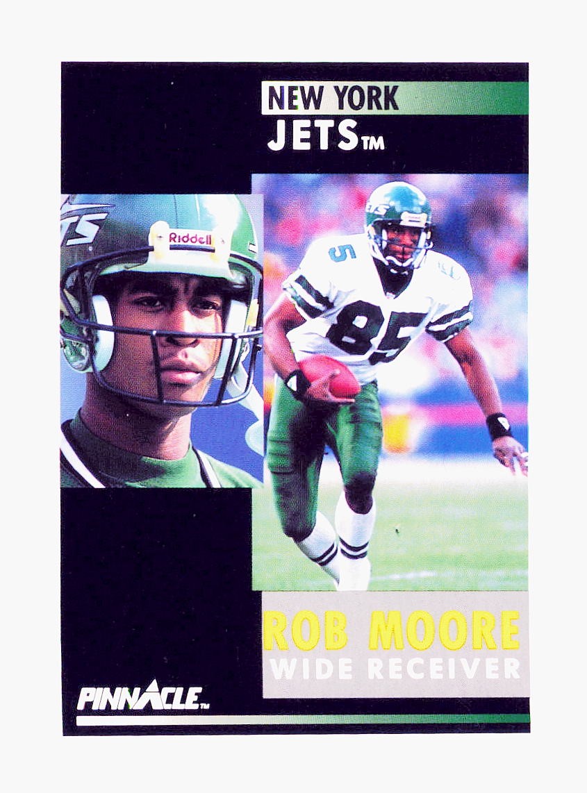 1991 Pinnacle #174 Rob Moore New York Jets