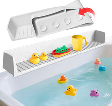 Splash Guard for Bathtub Kids - Silicone Bathtub Splash Guard with 11 Suction Cu
