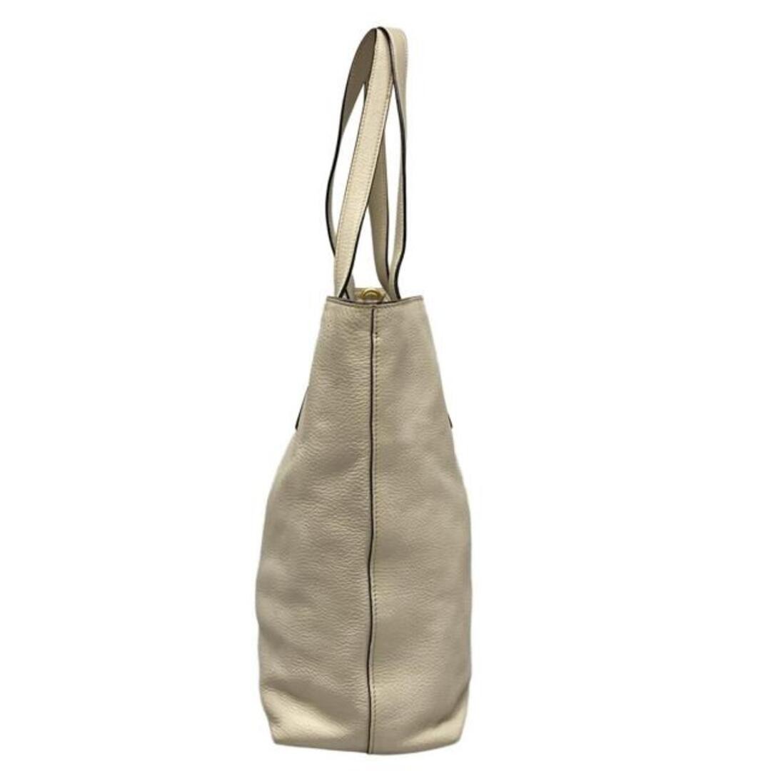 PRADA Tote Bag Ivory Leather Tag thumbnail 3
