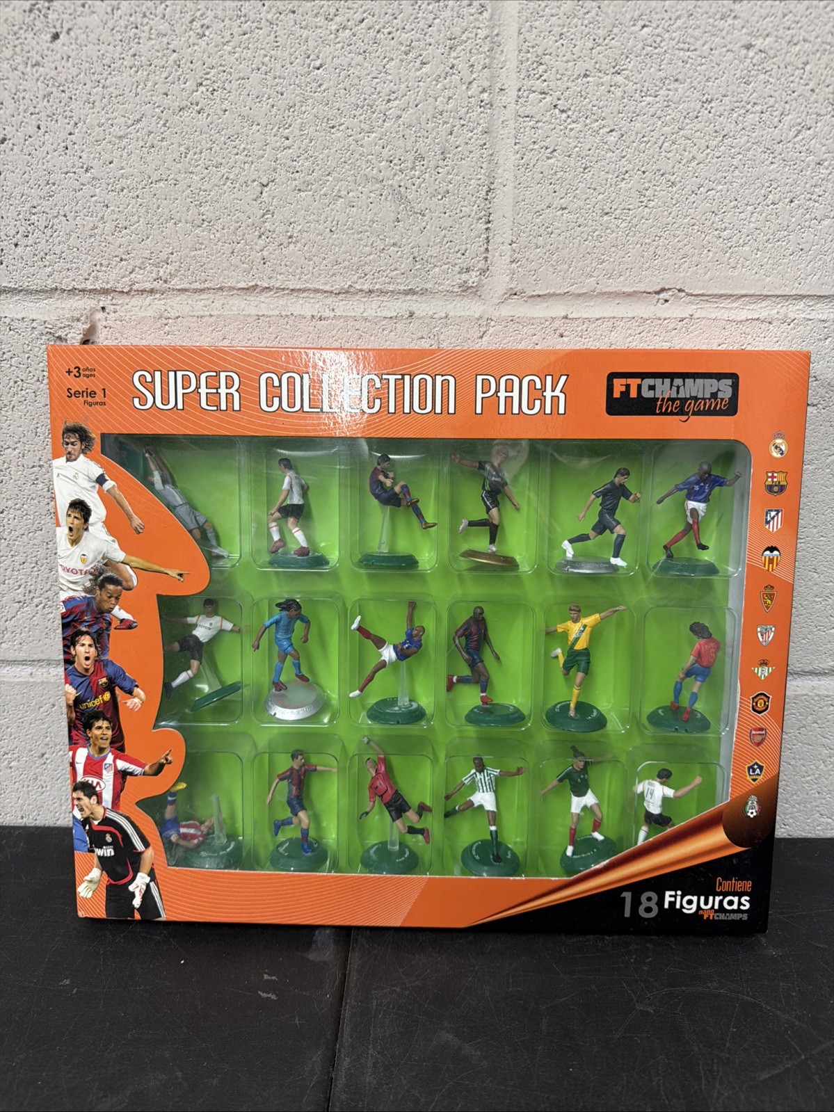 FTChamps Super Collection Pack Series 1 Soccer Figures Box Set 18 Figuras New