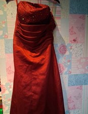 Strapless Dress Prom Or Bridesmaid With Sequins On The Front