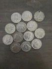 40% Silver Kennedy Half Dollars (12)  $6 Face Value - Plus 1 Free coin