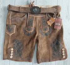 Bavarian Lederhosen Fuchs Trachtenmoden, Shorts Leather, size EU50 US - M, India