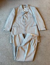 VTG Soprano Striped 5 Button Gangster Leisure Suit - Size 44L / Pants 36