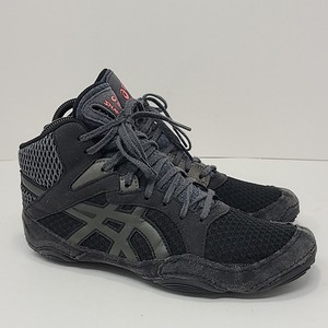 Asics Snapdown 3 1081A031 Black Gray Wrestling Shoes Lace up Men\'s 12.5 Wide Asics Men main image 4