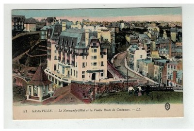 50 GRANVILLE LE NORMANDY HOTEL Und Die Alte Straße Nach COUTANCES