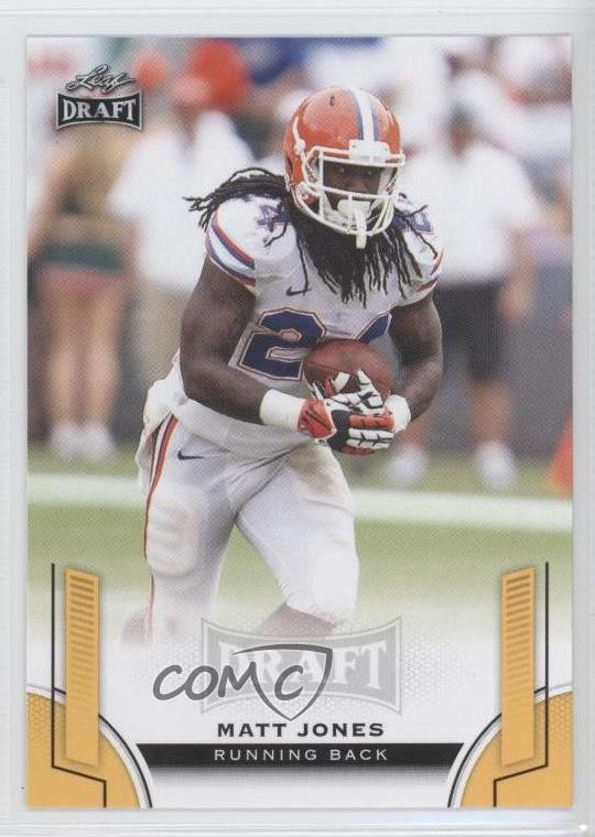 2015 Leaf Draft Gold Matt Jones #40 Rookie RC 0j6