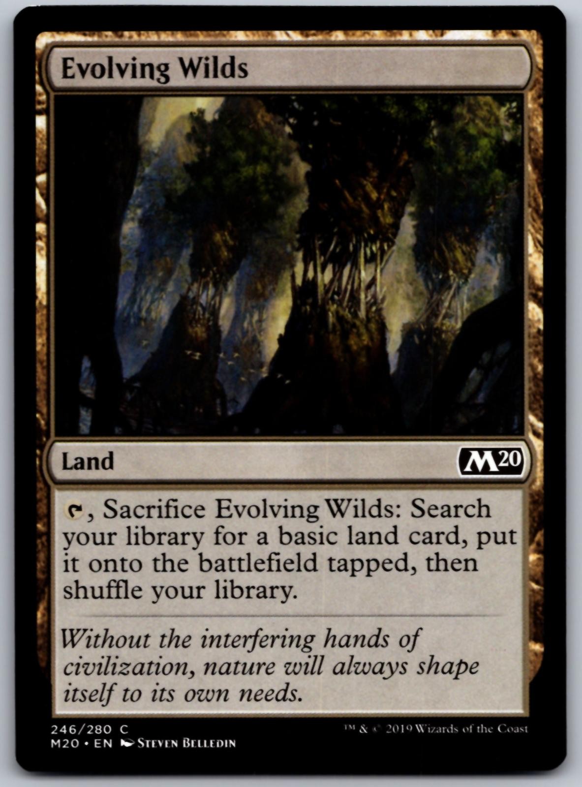 Evolving Wilds 246 C Core Set 2020 Magic: The Gathering NM