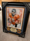 Tim Tebow Autographed  Rookie Photo With Two Gold Flashed Coins Highland My Mint