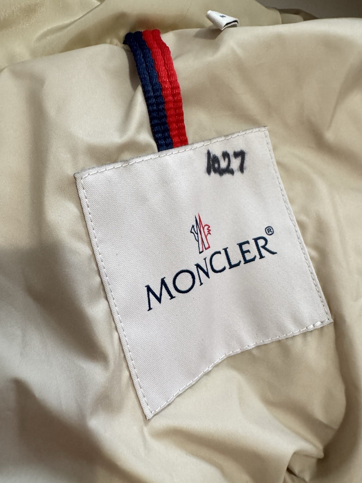 Moncler Loriot Shearling Trim Down Jacket Beige S… - image 7