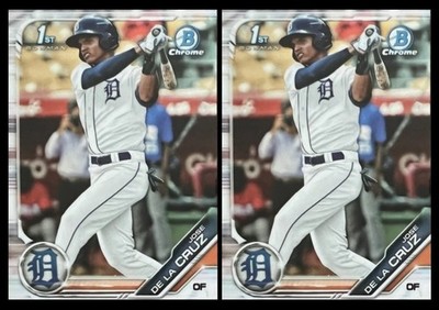 2019 Bowman Chrome Prospects Jose De La Cruz Lot #BCP-149 (RC) Detroit Tigers