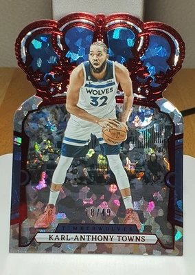 2024 Panini Crown Royale /49 - Karl-Anthony Towns #12 - DIE-CUT - HOLO/Refractor - Bild 1 von 4