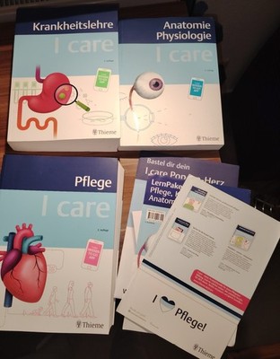 I care LernPaket Pflege   3 Bücher   guter Zustand