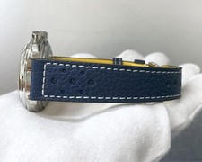 Breitling Top Time B01 Racing 38mm Blue Dial Leather Men's Watch AB01772A1G1X1 3